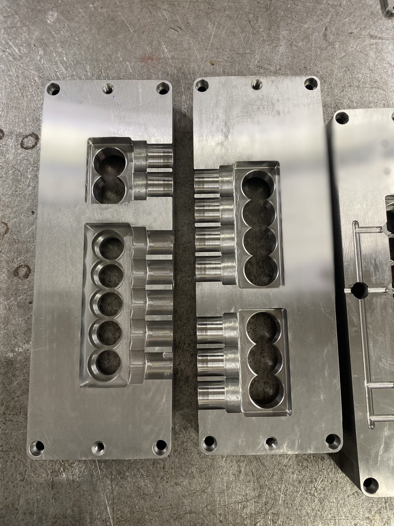 Multi-cavity mold plates machined by Empire Tool